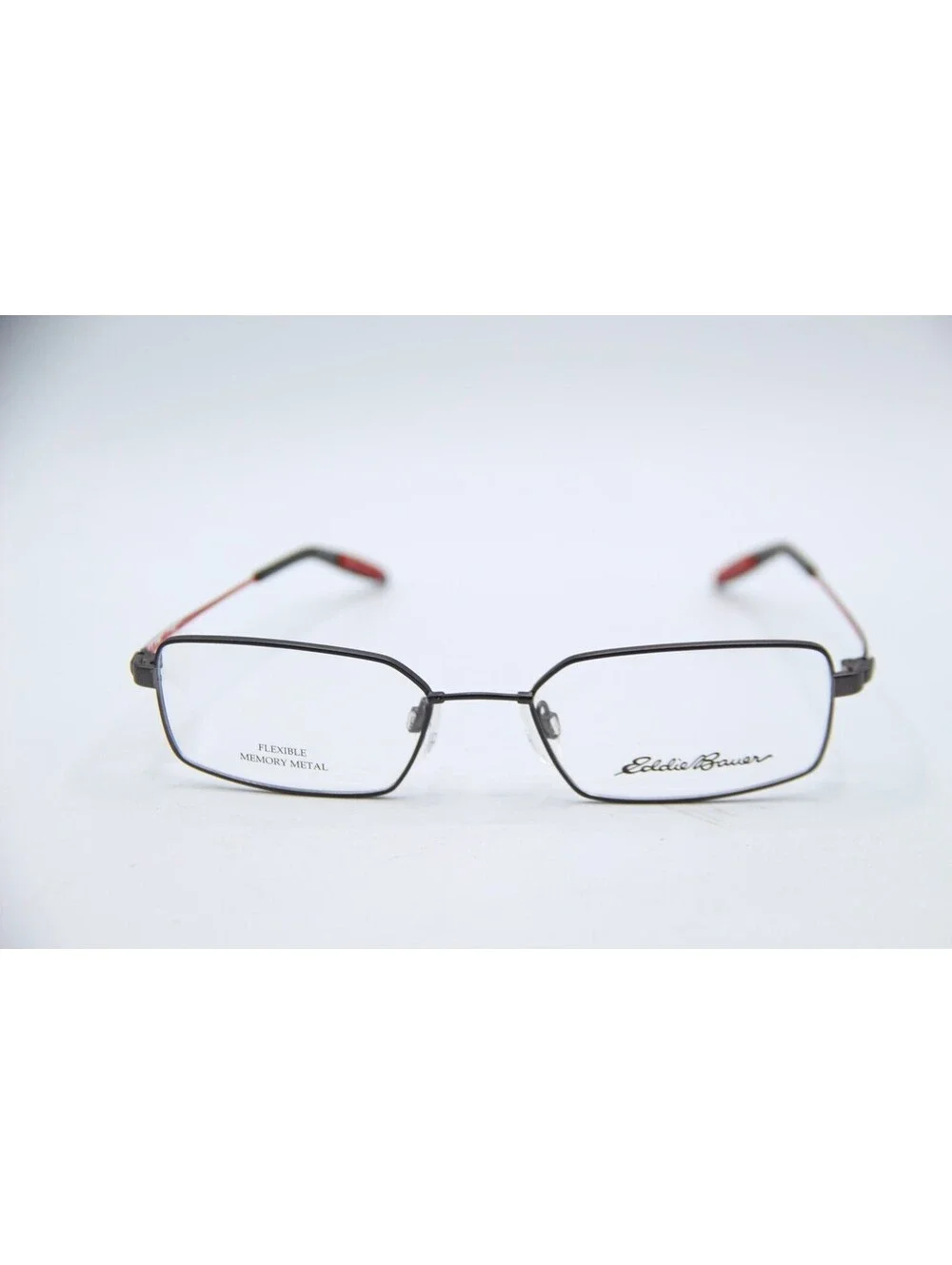 Eddie Bauer Eb32044 Bk Black Red Authentic Frames Eyeglasses 53-18